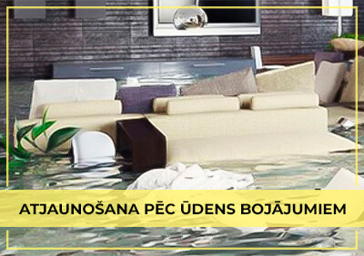  Atjaunošana pēc ūdens bojājumiem